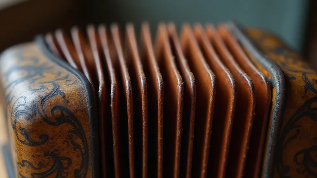 Vintage accordion bellows