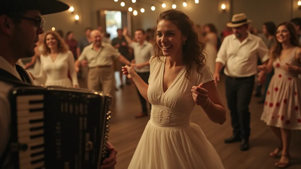 Cajun dance hall scene